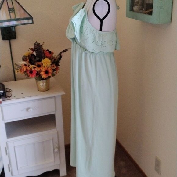 Zara Maxi Mint Sundress - Picture 6 of 12